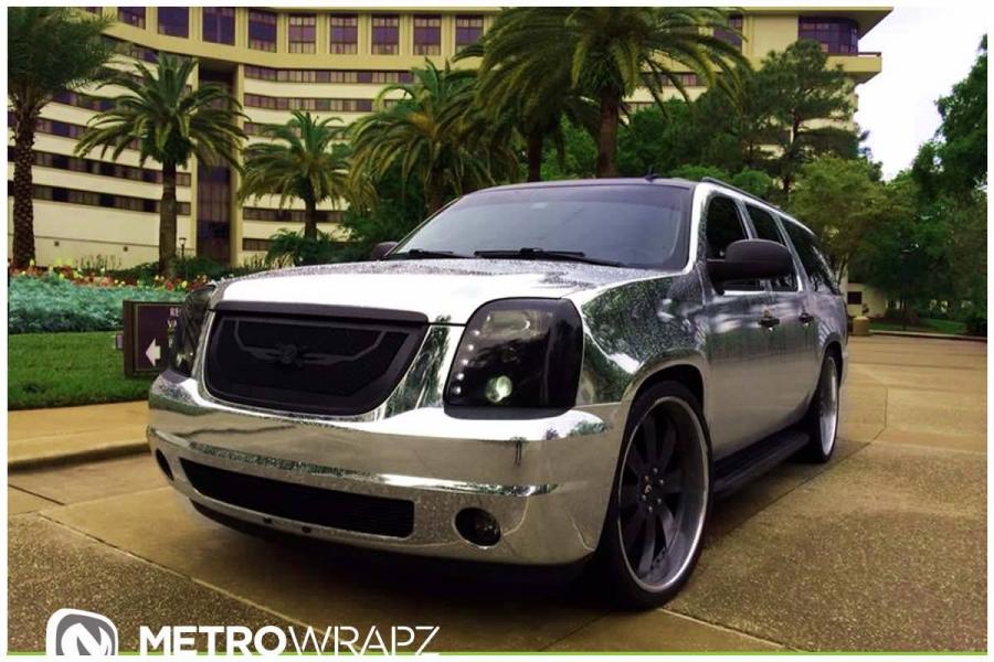 GMC Yukon Denali by Metro Wrapz on Forgiato Wheels '2014